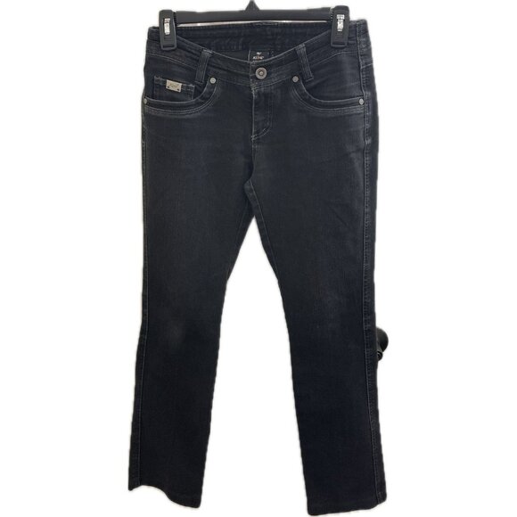 Kuhl Denim - KUHL Legendary Pants Womens 2s Jeans Black 28x30 Slim